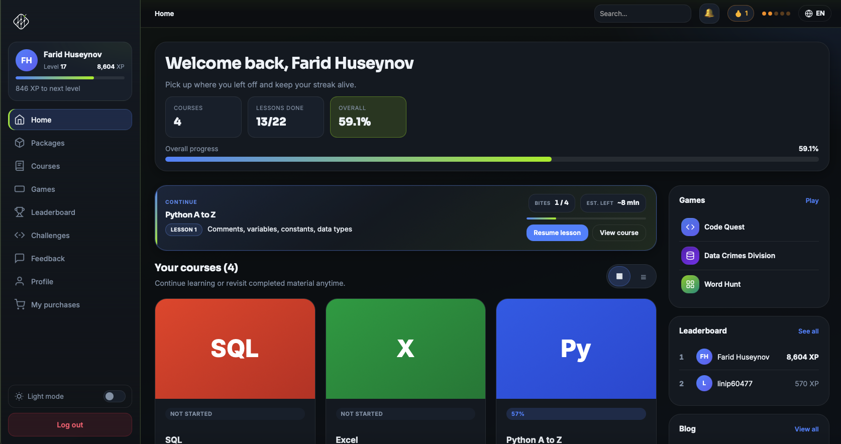 Platform preview